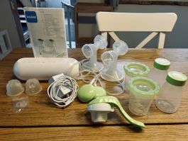 MAM Milchpumpe Doppel 2in1