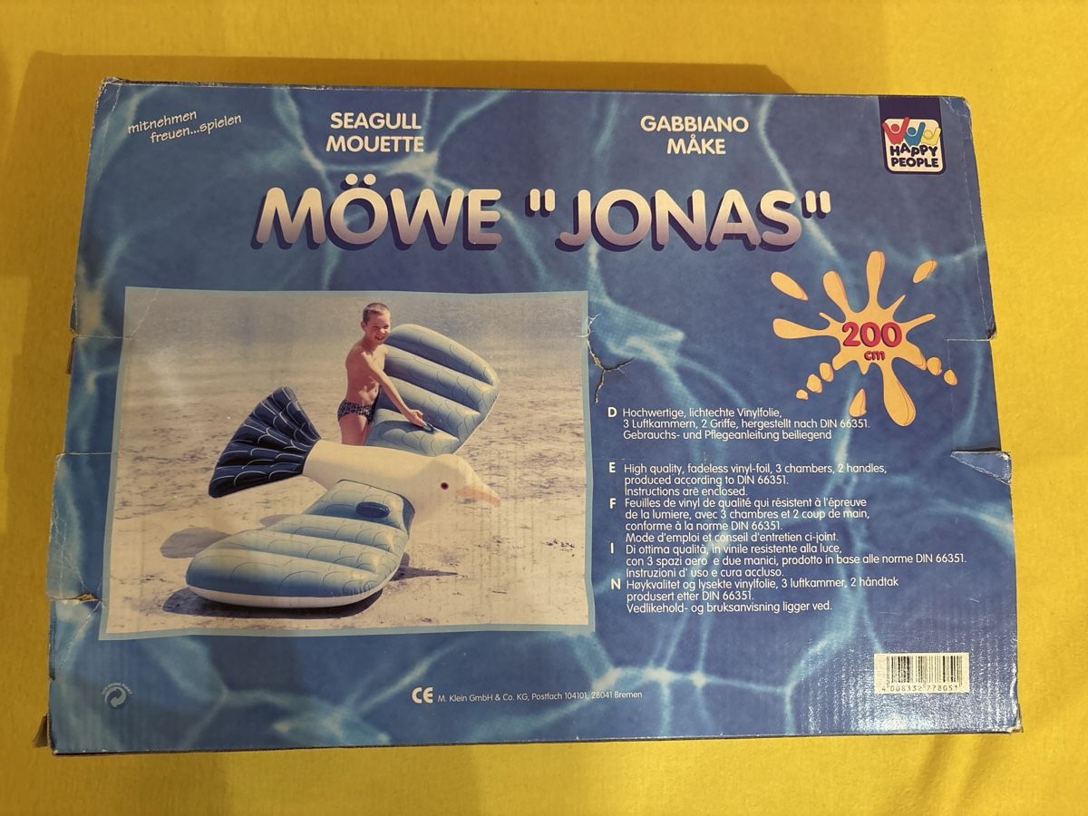 Bouées: Schwimminsel, Luftmatratze, Badeinsel Möwe Jonas – Neuf (Voir description) à Unterseen par Gleisbauer 1