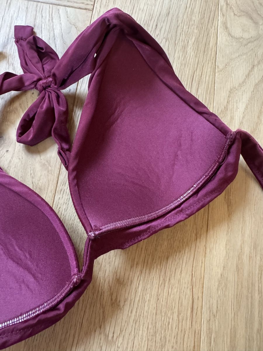 Calzedonia Costumi da bagno & Bikini: Calzedonia padded triangle Bikini-Set Bordeaux Gr. S – Usato da Zürich venduto da milenaxx 2