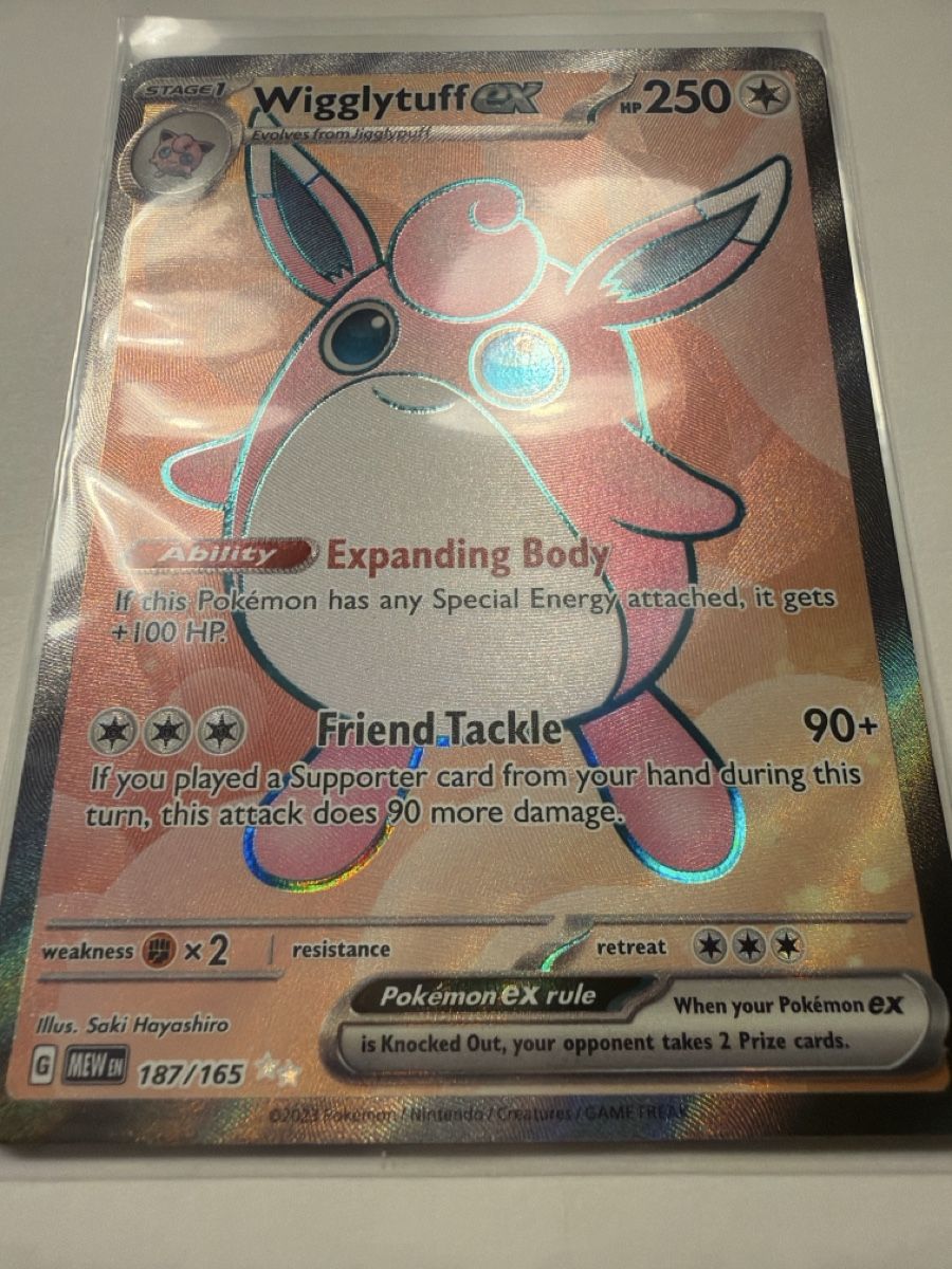 Pokémon Carte collezionabili: Wigglytuff ex Pokemon 151 – Nuovo (secondo la descrizione) da Näfels venduto da Faiden 2