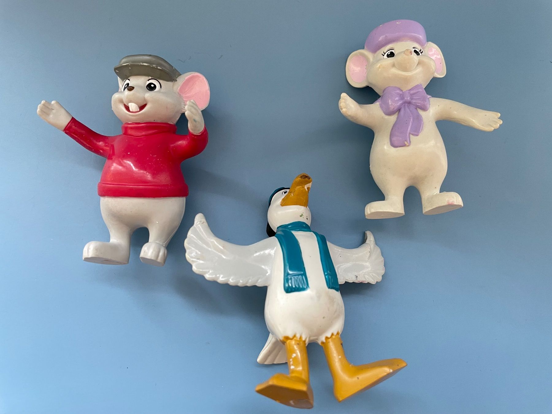 Disney Figurines: 3x Bernhard & Bianca - Mäusepolizei 90er Disney Comic Figur – D'occasion à Gossau SG par entwederoder 2