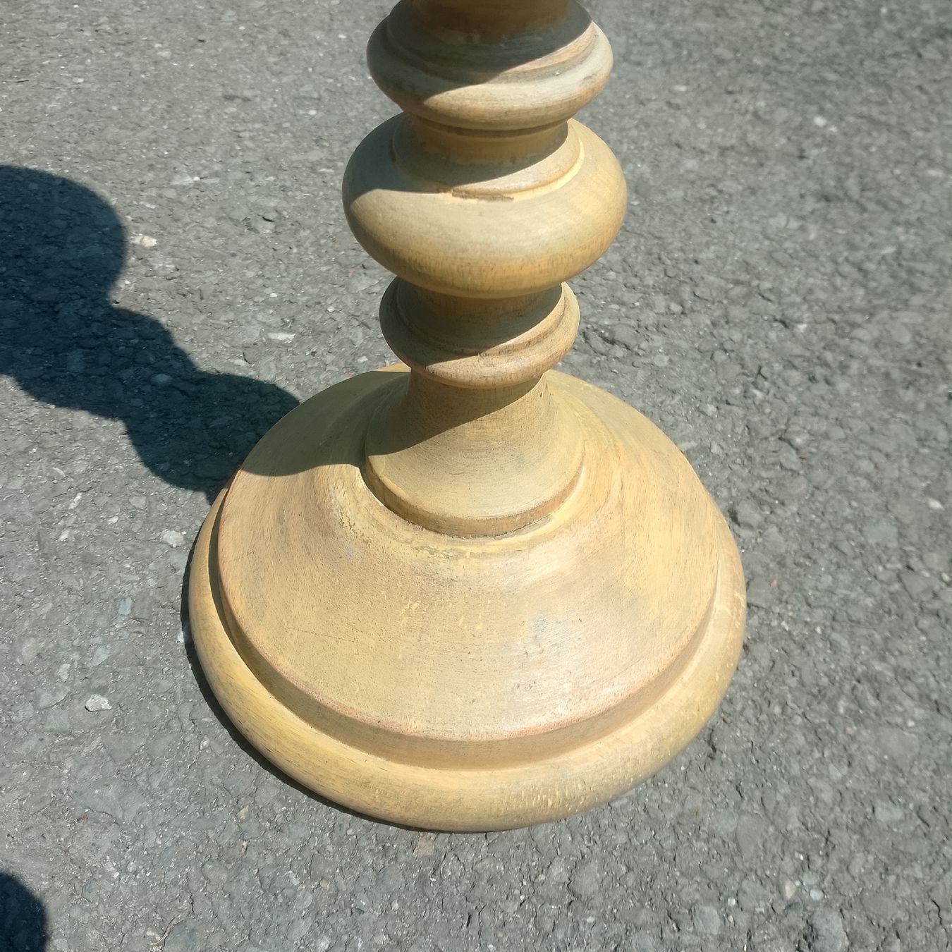 Bougeoirs: Holz Kerzenständer / Tischchen, 57 cm – D'occasion à Luzern par toenu23 2