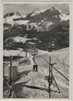 GR 306 AROSA TSCHUGGENSKILIFT Furkahörner Feldpost 1945 GF