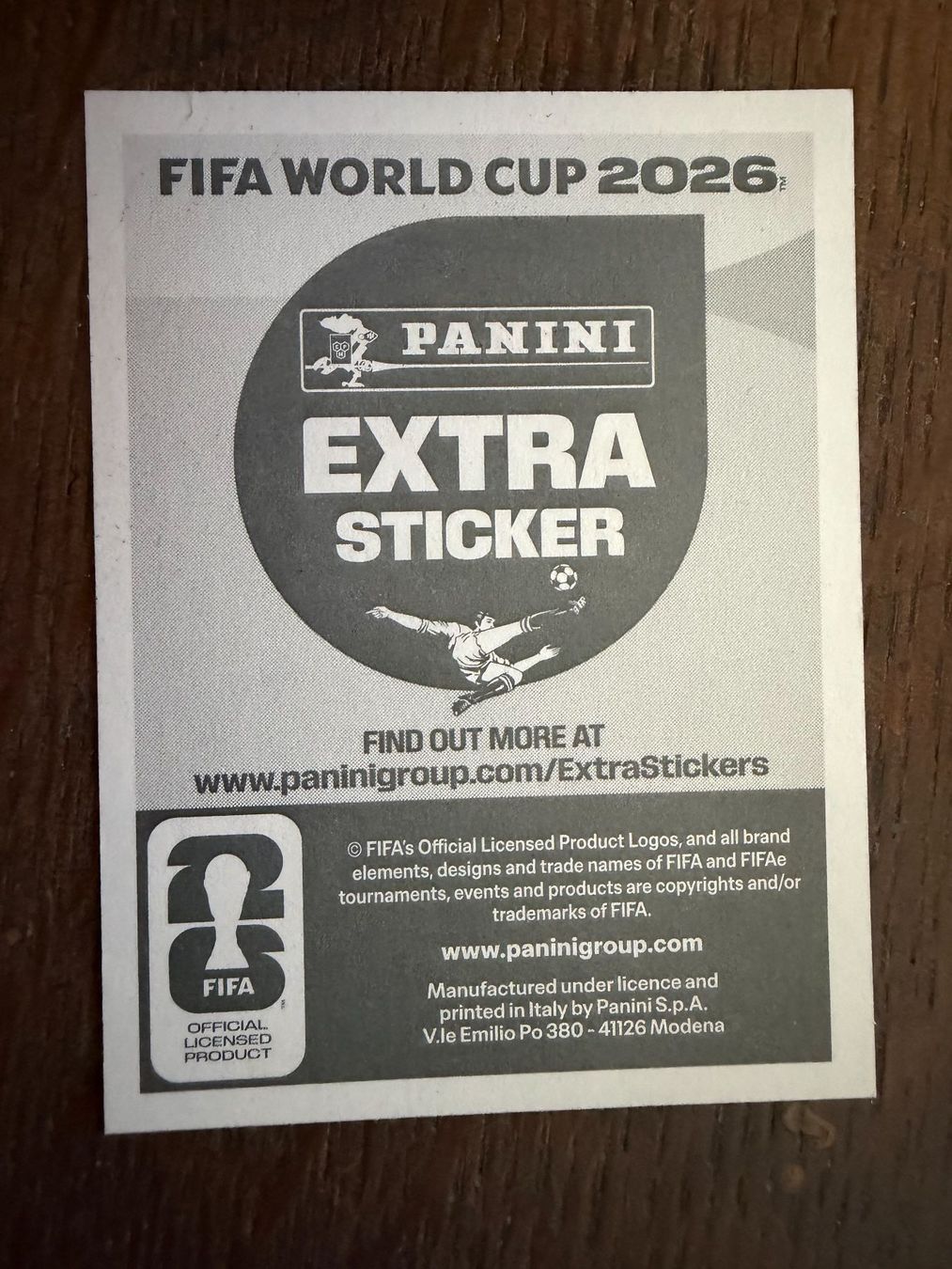 Panini Carte collezionabili: Panini WM 2026 - Extra Sticker - MOHAMED SALAH - Regular – Usato da Tegerfelden venduto da siebenmacky 1
