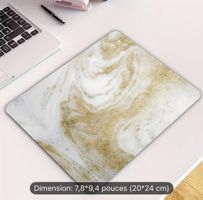 Tapis de souris ✨imprimé Marbre doré✨ 20x24 cm - Neuf!