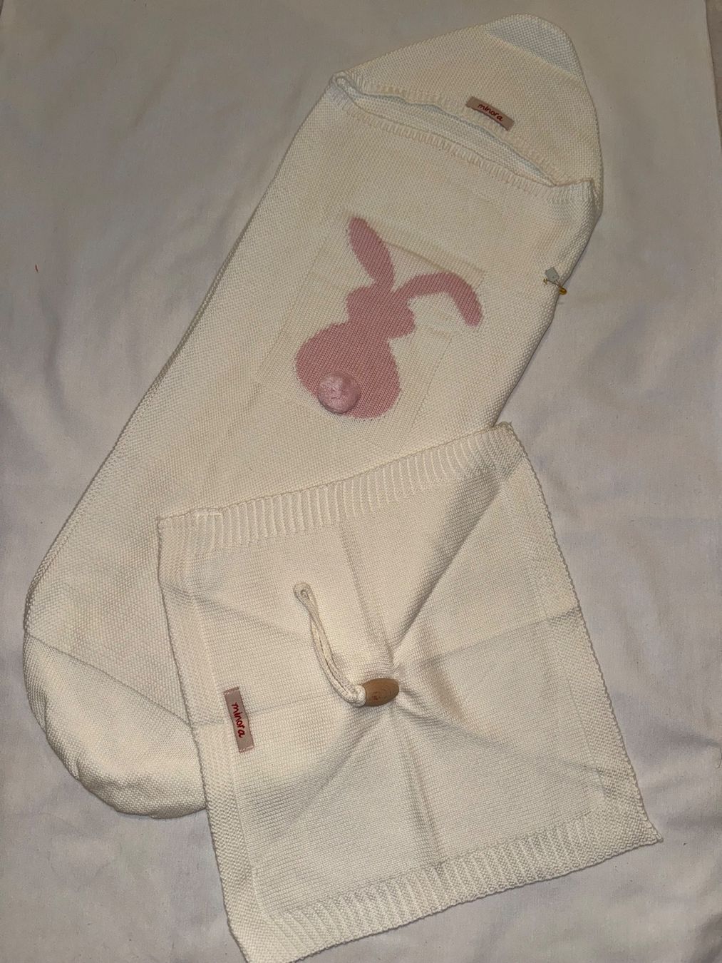 Decken: Baby Strick Cocoon Swaddle Set 0–8 Monate – Neu und originalverpackt aus Luzern von EZEREN 8