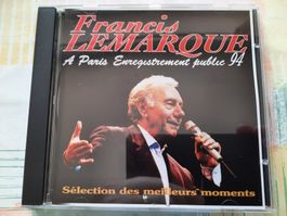 CD Francis Lemarque - Enregistrement public 94 à Paris