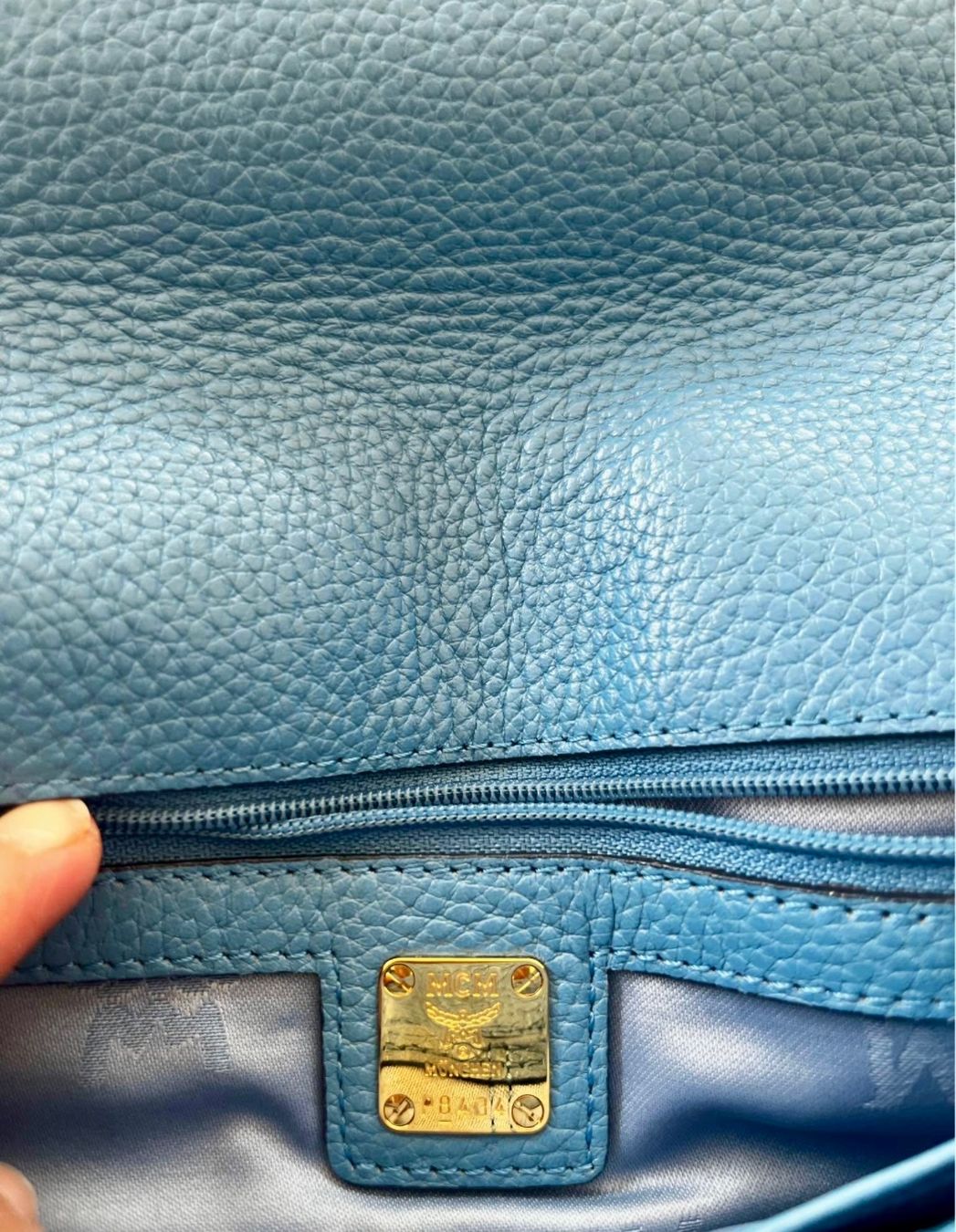 Mcm Borse da donna: MCM Ledertasche blau NP 960 – Usato da Zürich venduto da Sol65 2