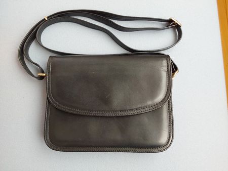 Vintage Leder Handtasche, Umhängetasche