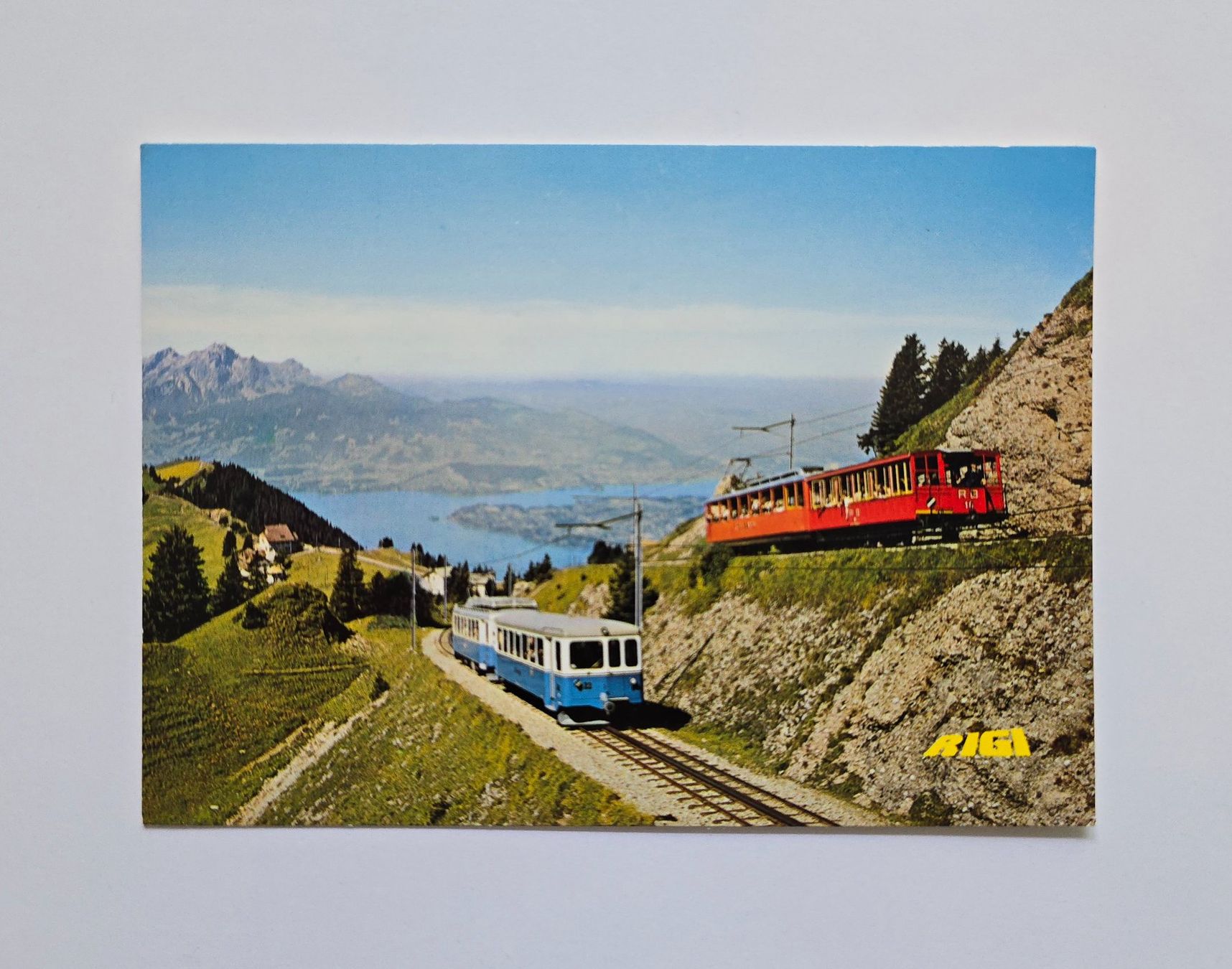 Cartoline postali: AK Bahnen Arth-Rigi-Bahn – Usato da Dättlikon venduto da Wundertuete_