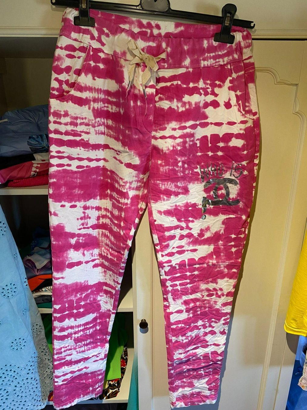 Hosen: LEICHTE HOSE- PINK - WEISS – Neu und originalverpackt aus Meienried von ManuelaBoutique 3