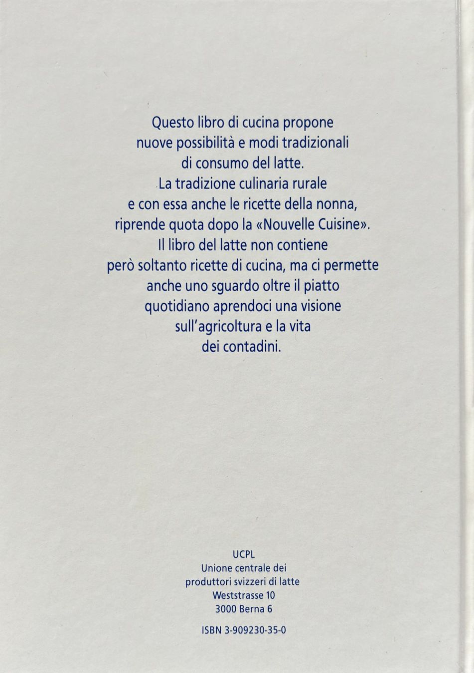 Bücher: Il libro del latte – Neu (gemäss Beschreibung) aus Sarnen von Livres 1