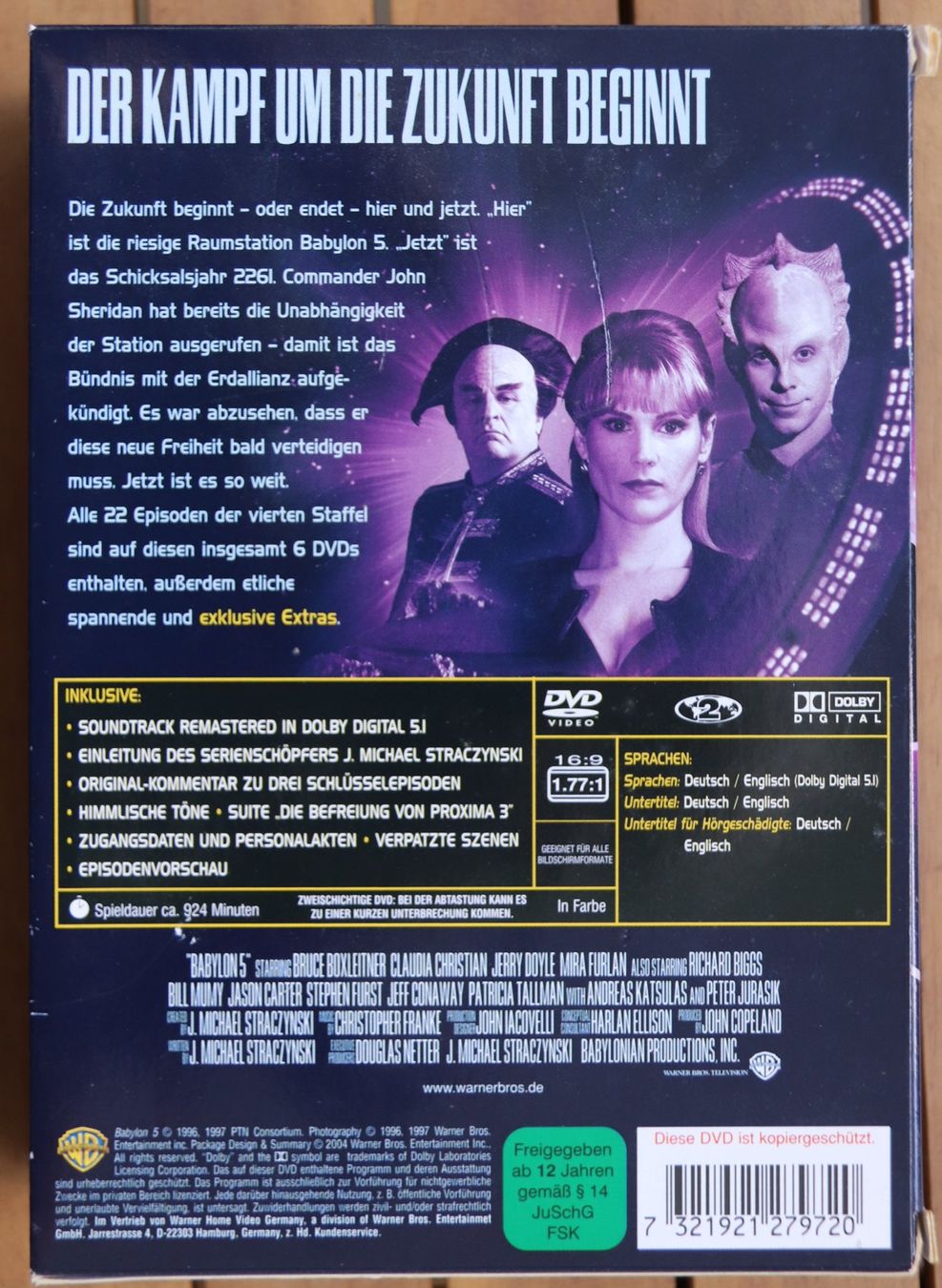 Alle DVDs: Spacecenter Babylon 5 Staffel 4 – Gebraucht aus Glattfelden von Sirax 1