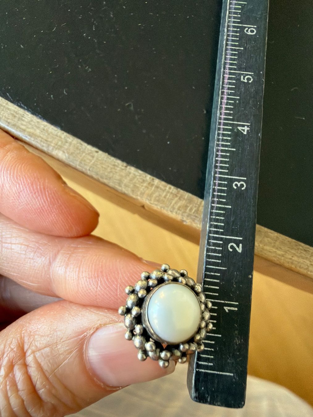 Orecchini pendenti & Orecchini a lobo: Silber Ohrstecker 925 mit Perlmutt-Einlage, Top Zustand – Usato da Wettingen venduto da Allgor 3