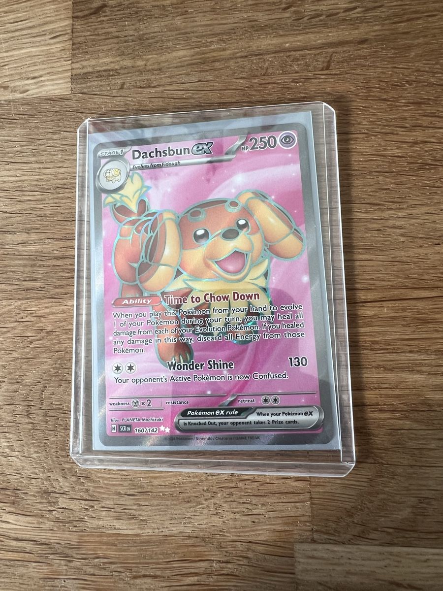 Pokémon Carte collezionabili: Dachsbun EX #160/142 Pokemon Stellar Crown – Nuovo (secondo la descrizione) da Bülach venduto da chevelle77 2