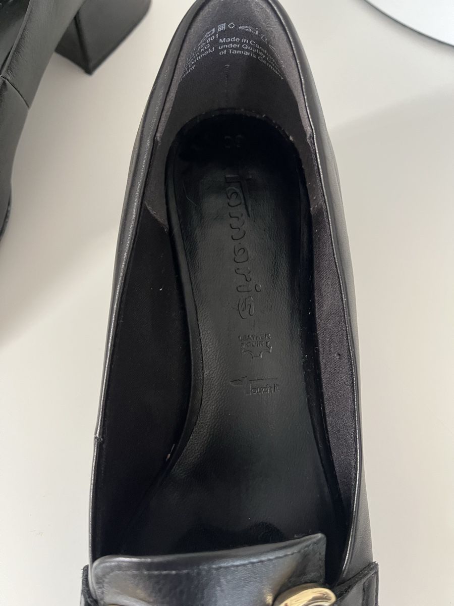 Tamaris Scarpe da donna: Tamaris Lederballerinas mit Absatz – Usato da Flawil venduto da lic_d9fc 4