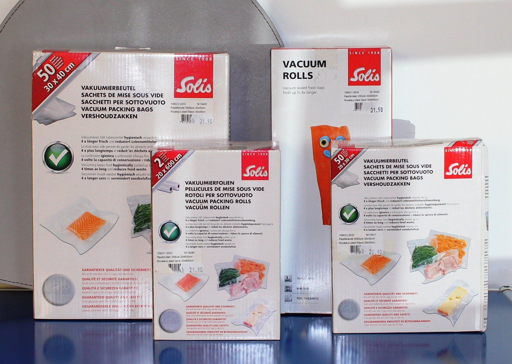 Solis Küchengeräte: SOLIS Vakuumiergerät Vac Premium Typ 574 + 4 Pack Folien – Neu (gemäss Beschreibung) aus Kägiswil von nick333 8