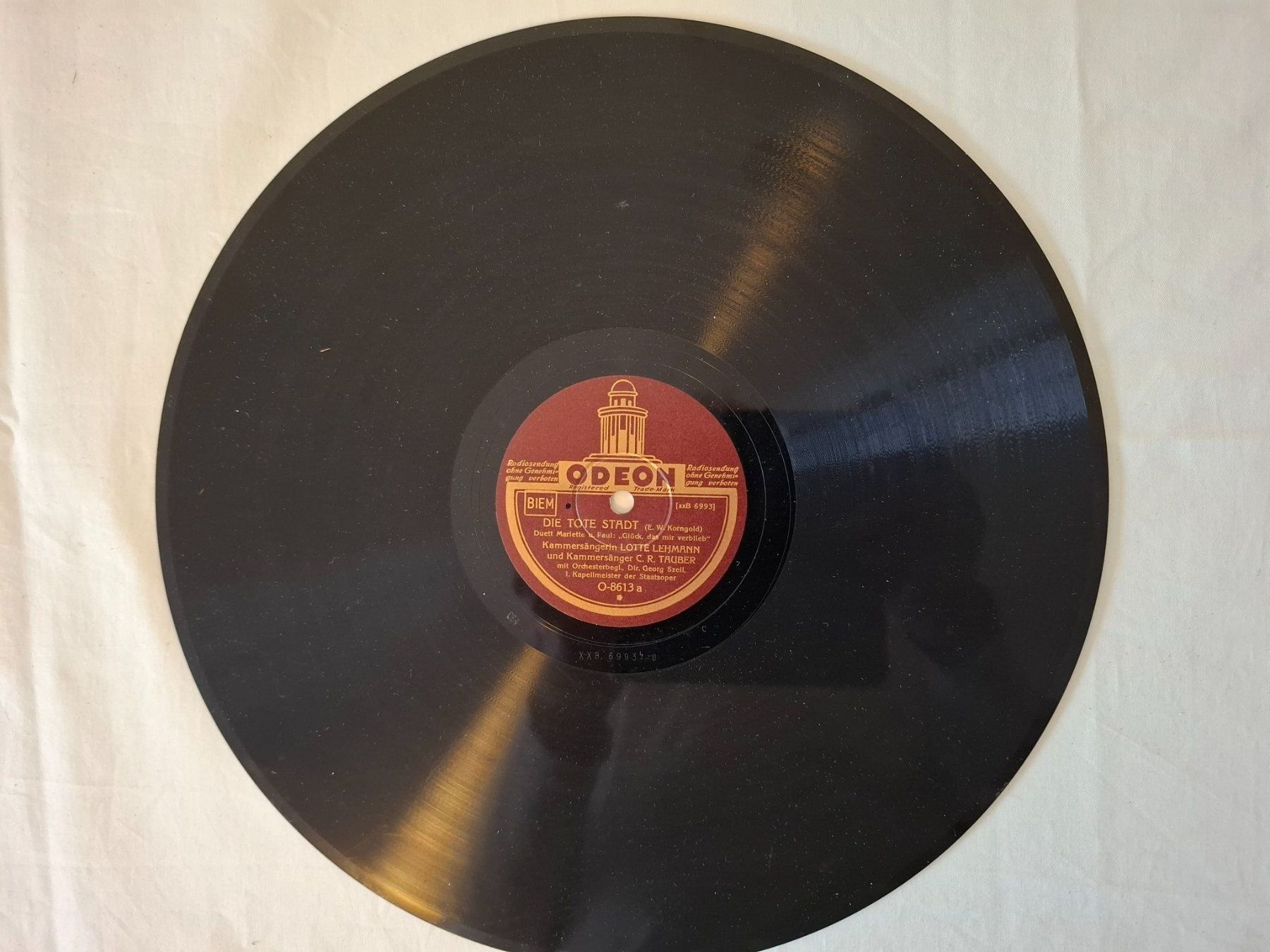 Dischi in vinile: Schellackplatte: Die tote Stadt – Nuovo e nell'imballaggio originale da Luzern venduto da globinhood 2