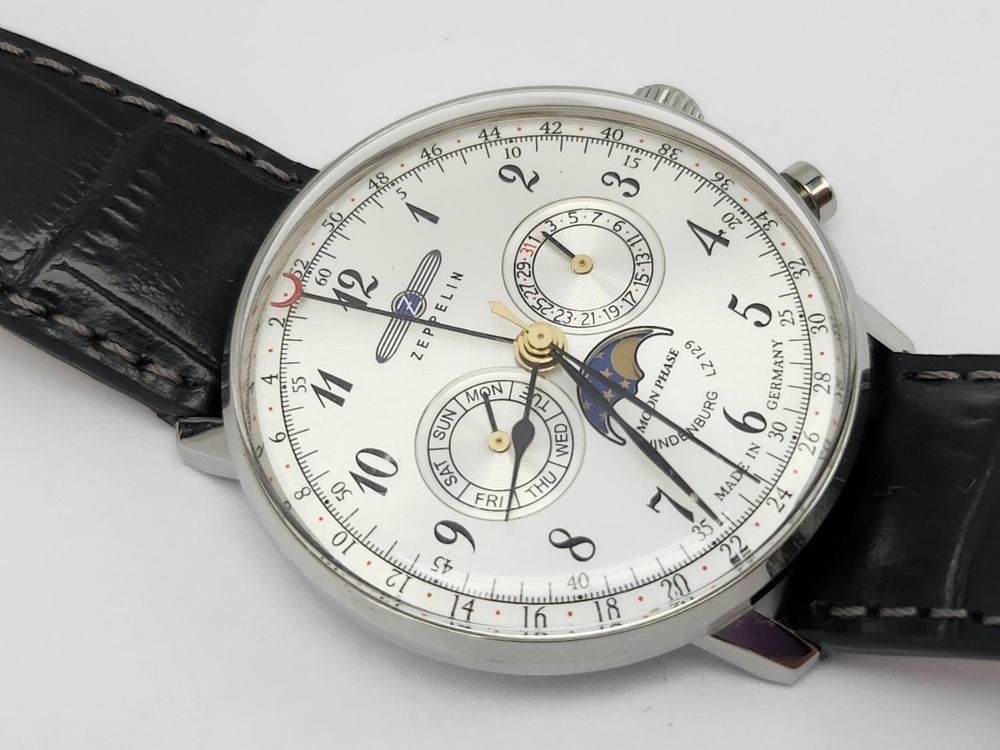 80761 Zeppelin LZ129 Hindenburg Fasi Luna - Zeppelin Watches