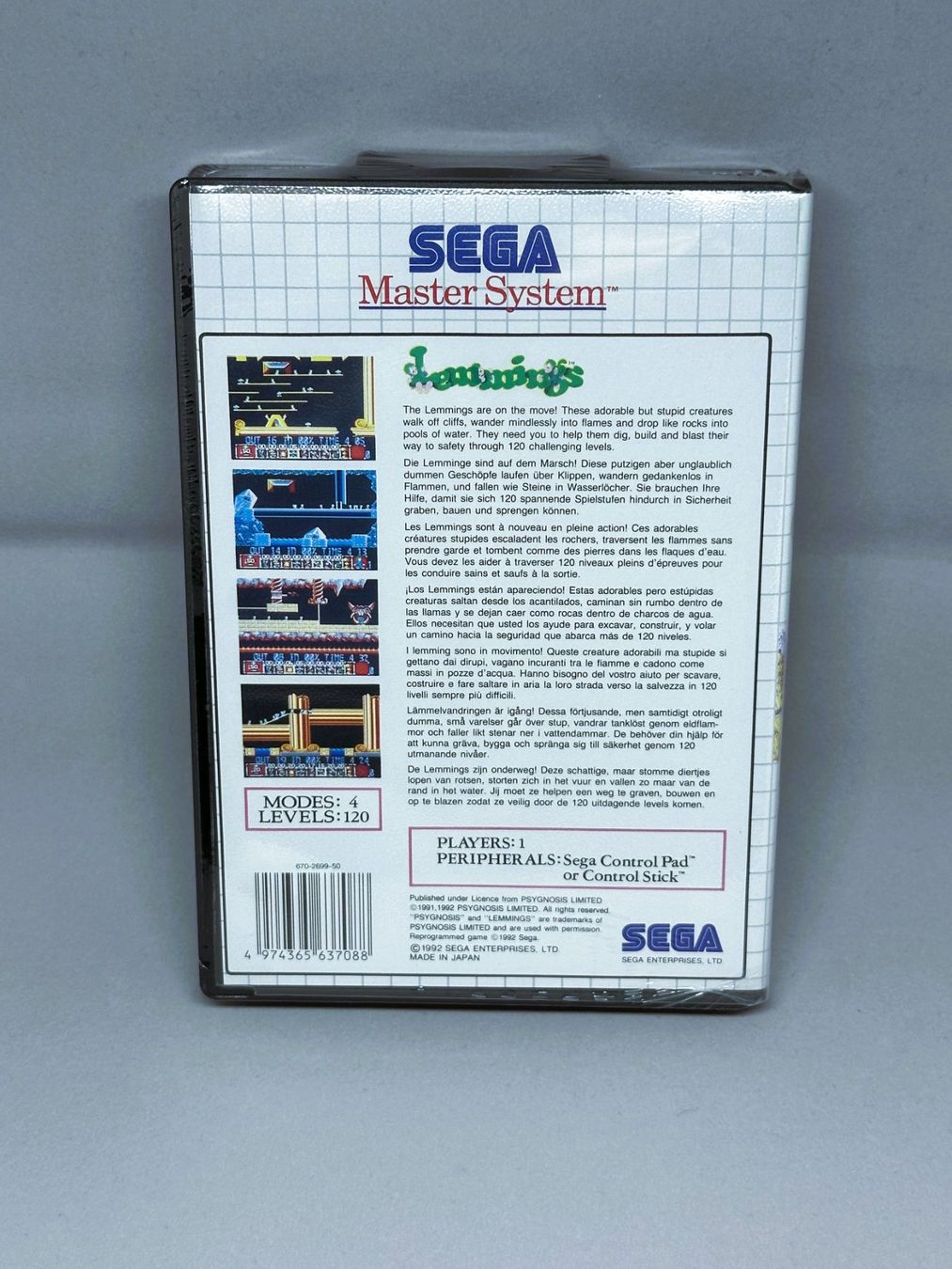 Sega Spiele: LEMMINGS BRANDNEU – Neu und originalverpackt aus Neuenkirch von Armsy 1