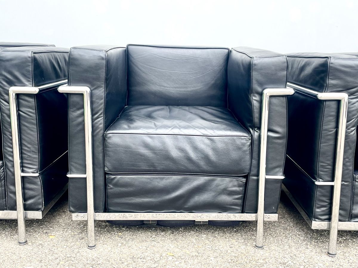 Sofas: Kombination Le Corbusier LC2 - Replika! – D'occasion à Berg TG par jaccobi 2