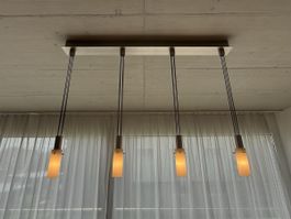Moderne Deckenleuchte Pendelleuchte 4-flammig für Wohnzimmer