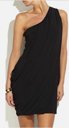 DVF, Elegantes One-Shoulder Cocktail, Party-Kleid, Gr. 36