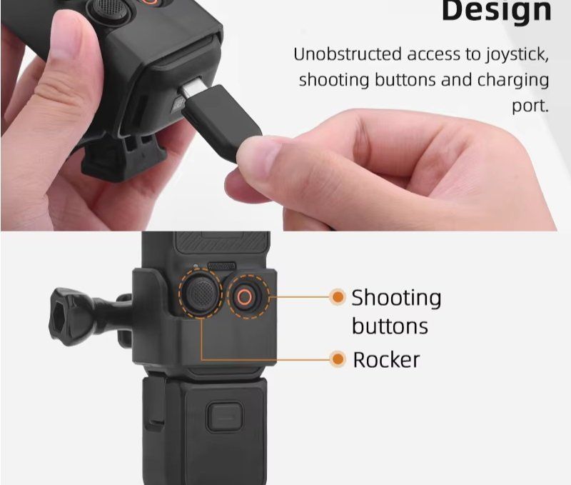 DJI Action Cam: Rucksackgurtclip mit 360 Grad Drehung für DJI Osmo Pocket 3 – Neu (gemäss Beschreibung) aus Bussigny von SHOP-DRONE-UNIVERS 4