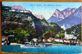 SAN MAMETTE & CASTELLO - BATEAU "GOTTHARD" 1920