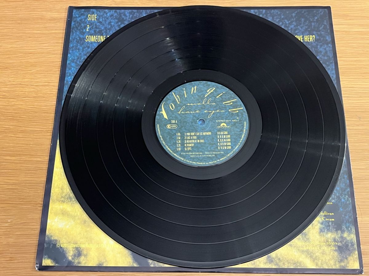 Dischi in vinile: Robin Gibb Walls have eyes Lp – Usato da Basel venduto da Vinyloase 2