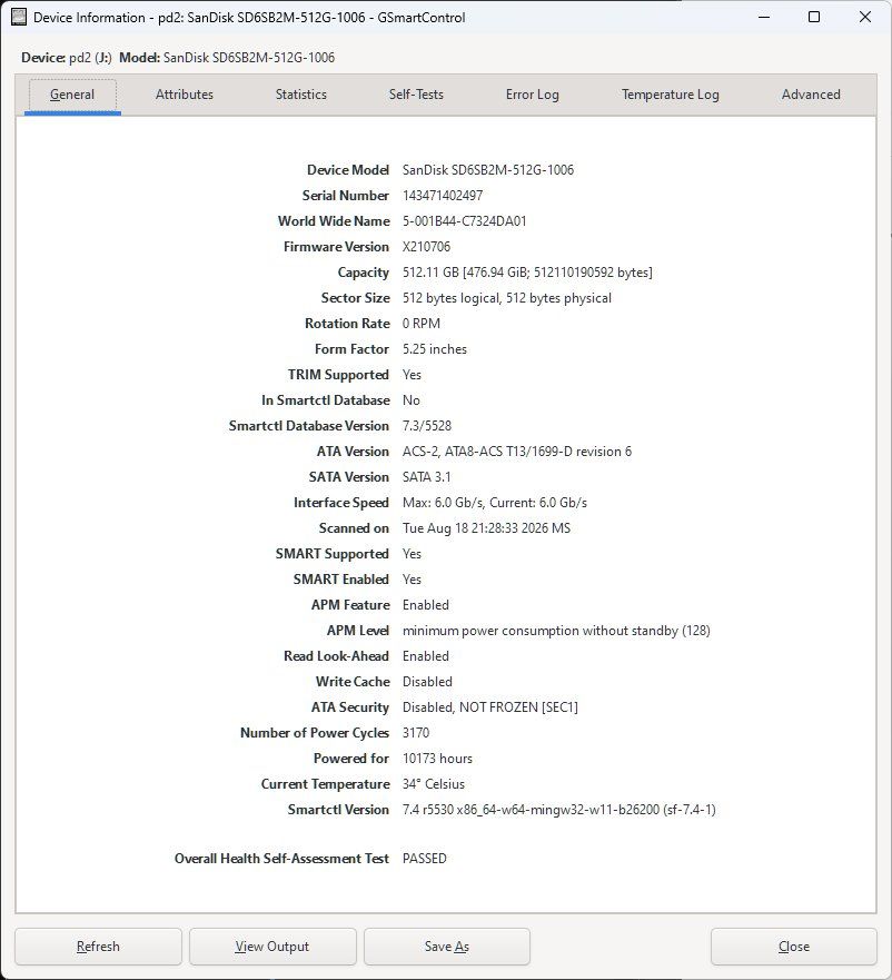 Sandisk Dischi rigidi: SanDisk SSD X210 2.5" 512 GB – Usato da Bützberg venduto da Koptha 2