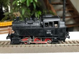 trix express 2411, dampflok 80018 der DB