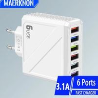 USB-Schnell ladegerät 6 Ports Adapter