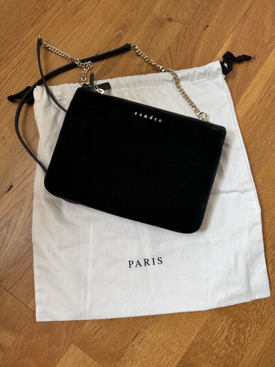 Sandro Borse da donna: Pochette velours Sandro – Nuovo (secondo la descrizione) da Delémont venduto da Dolcegera22 1