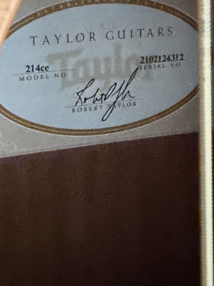 Taylor Strumenti musicali: Taylor 214ce – Usato da Genève venduto da FunAtTheMorgue 6