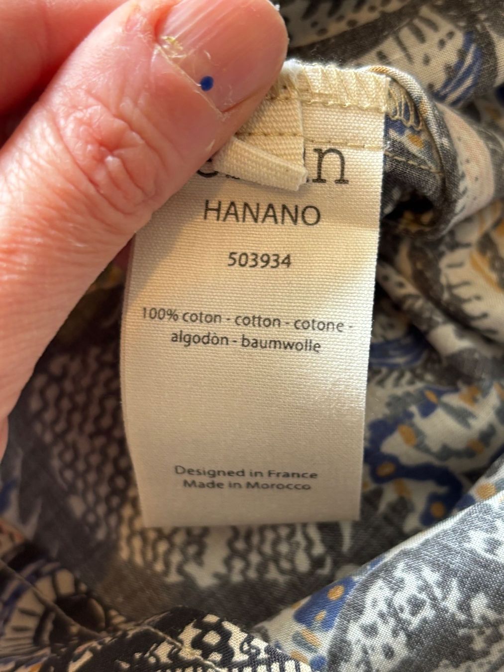 Sessun Chemisiers: SESSUN "HANANO" gemusterte Bluse Gr. M – D'occasion à Zürich par missmodernage 6
