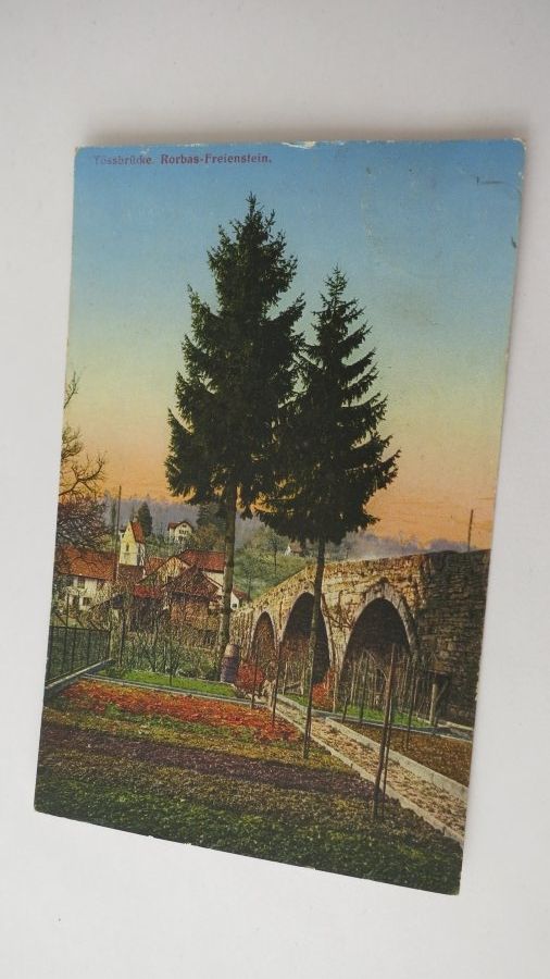 Cartoline postali: Rorbas - Freienstein - Tössbrücke - 1935 – Usato da Jona venduto da centumprata