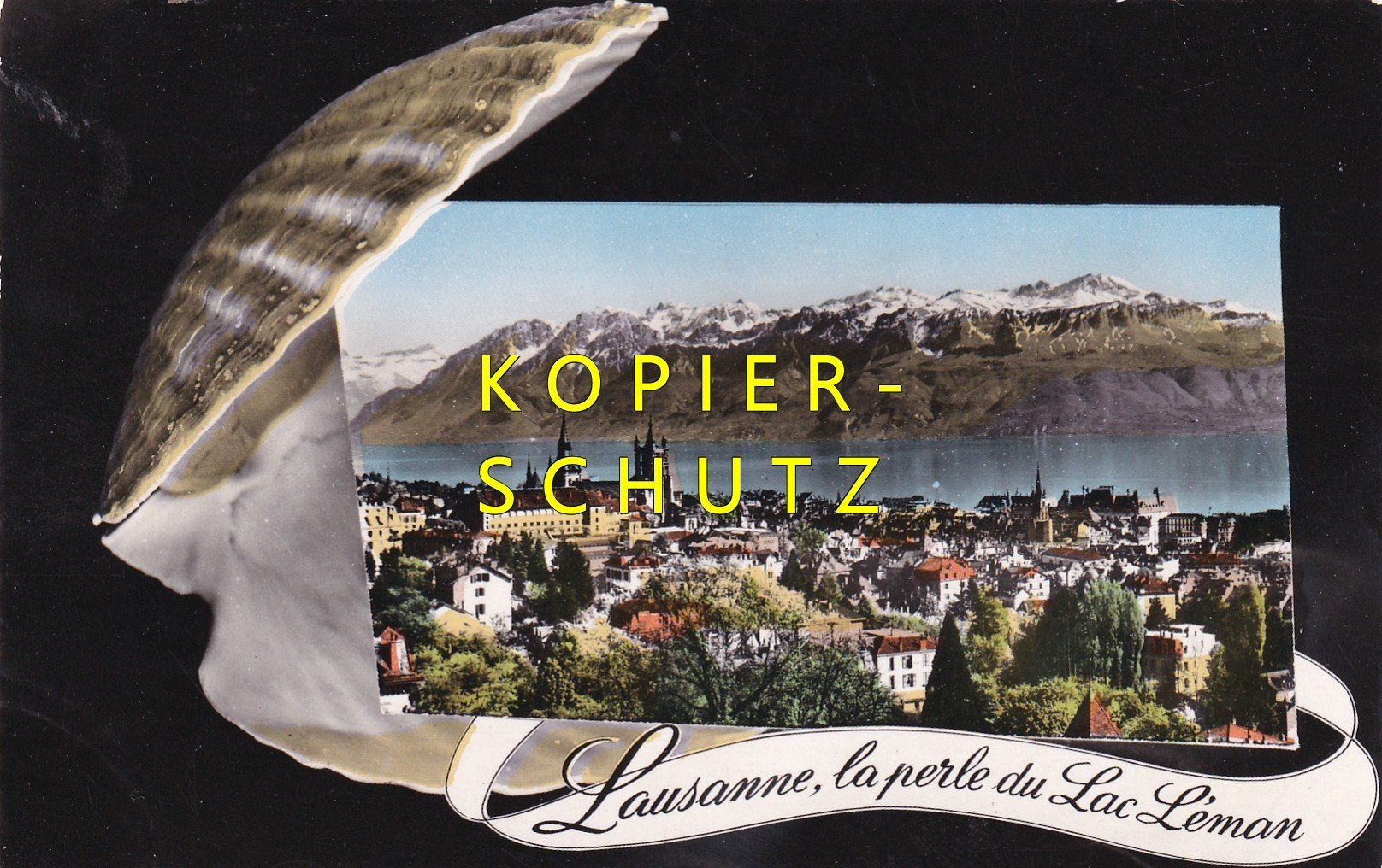 Cartoline postali: Lausanne - La perle du Lac Léman /bo – Usato da Hombrechtikon venduto da Rudolf07