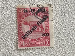 Alte Briefmarke: Posta di Fiume