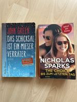 📚2 Romane John Green & Nicholas Sparks Bücher, Top Zustand!
