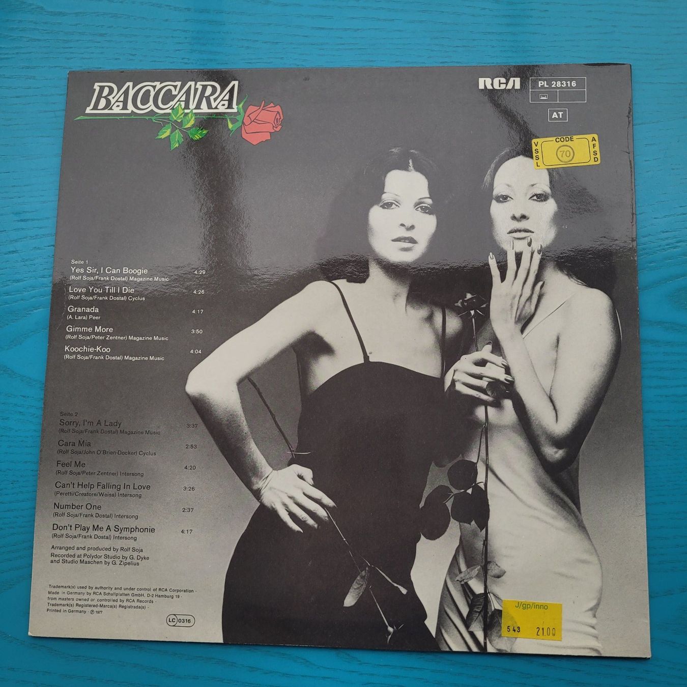 Dischi in vinile: Baccara – Usato da SCHÜBELBACH venduto da CoKaHa 1