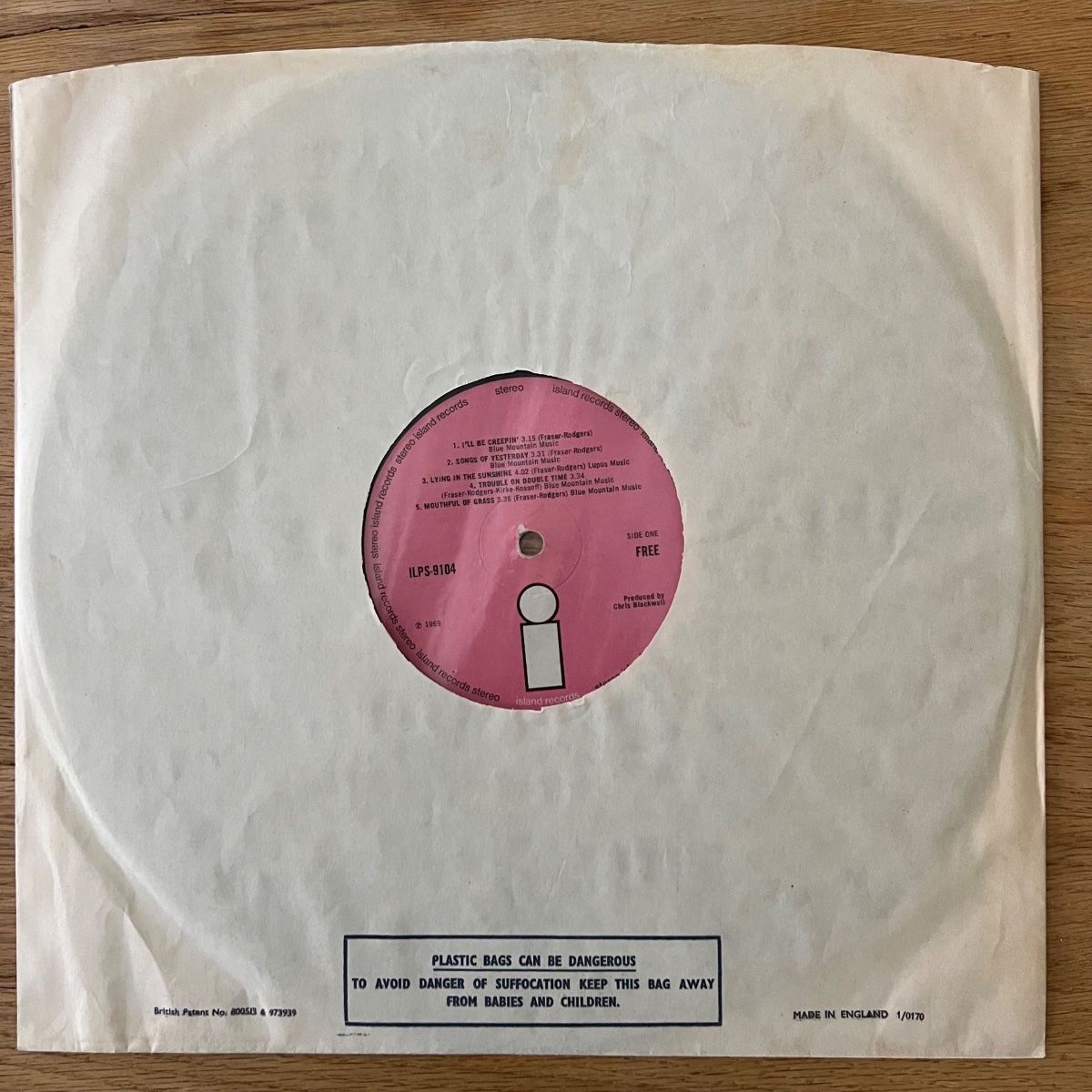 Vinyles: Free - Same / 1. UK-Press. 1969 - Nice Copy – D'occasion à Gais par soundcave57 3