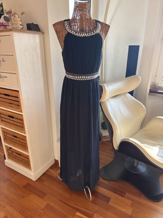 Kleid dunkelblau Gr 36 / GB 10