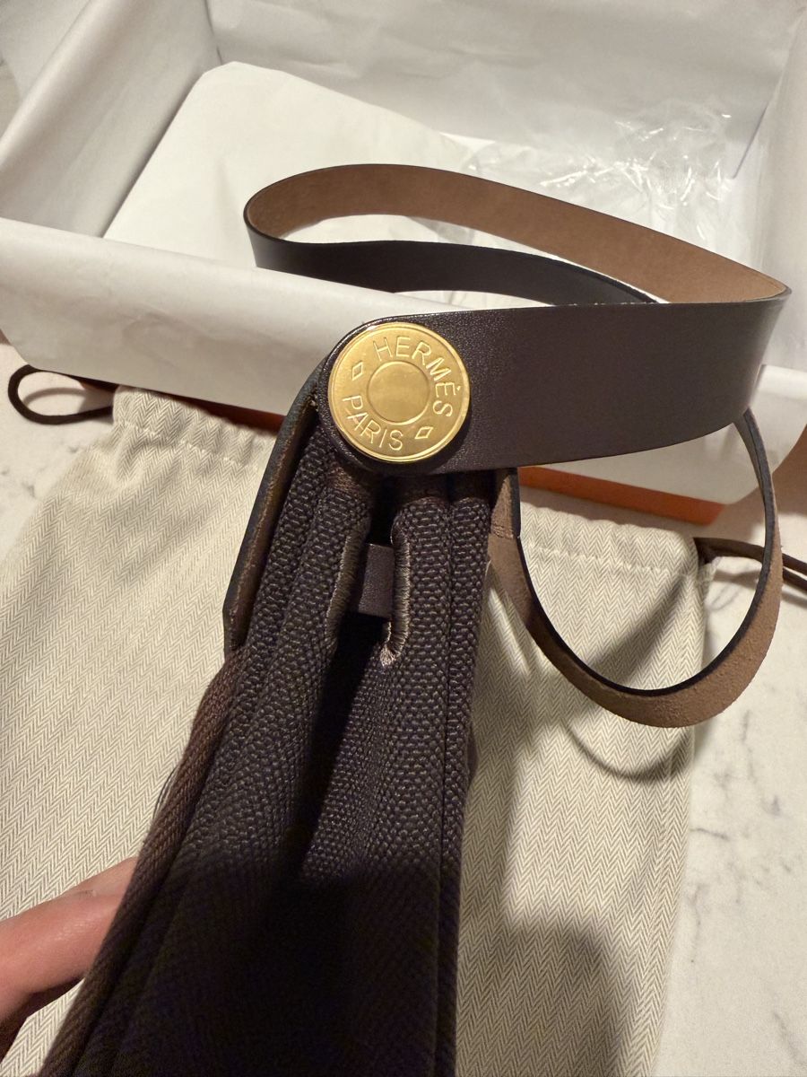 Hermès Borse da donna: Hermès Mini Herbag 20 bag, Ebene, new full set – Nuovo (secondo la descrizione) da Mies venduto da nic_yk5d 7