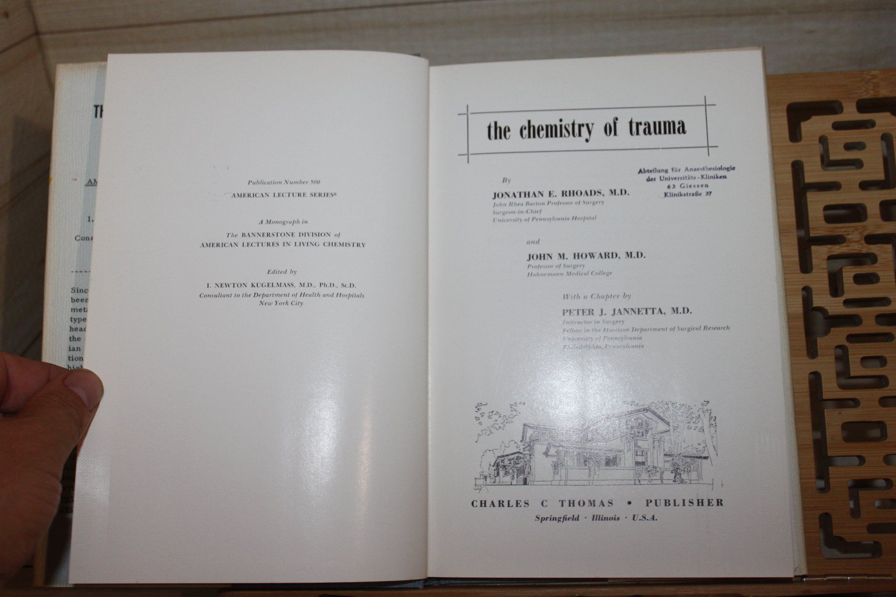 Libri: The chemistry of Trauma - Jonathan E. Rhoads – Usato da Kaden venduto da Buchantiquariat 1