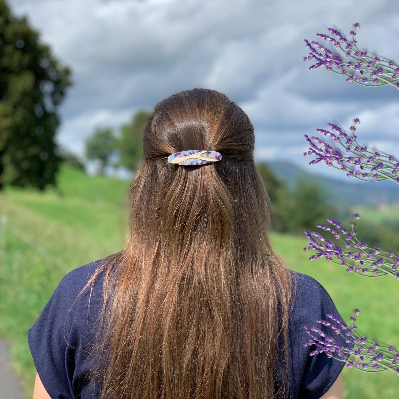 Accessori per capelli: Lavender :: Hairclip Haarspange – Nuovo (secondo la descrizione) da Horgen venduto da missistore