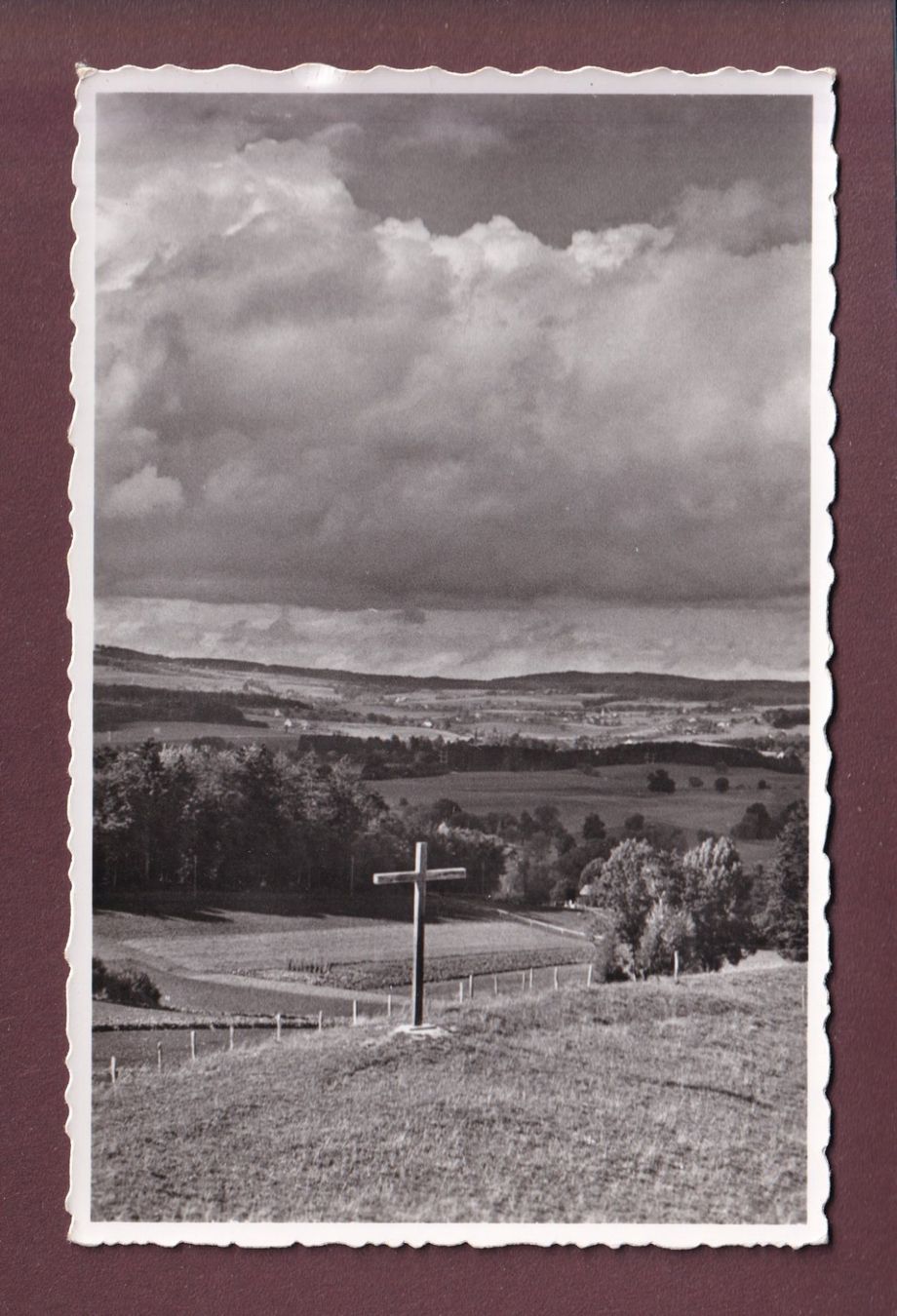 Cartoline postali: CRET BERARD - La Croix - 1970 – Usato da Pully venduto da nicecards