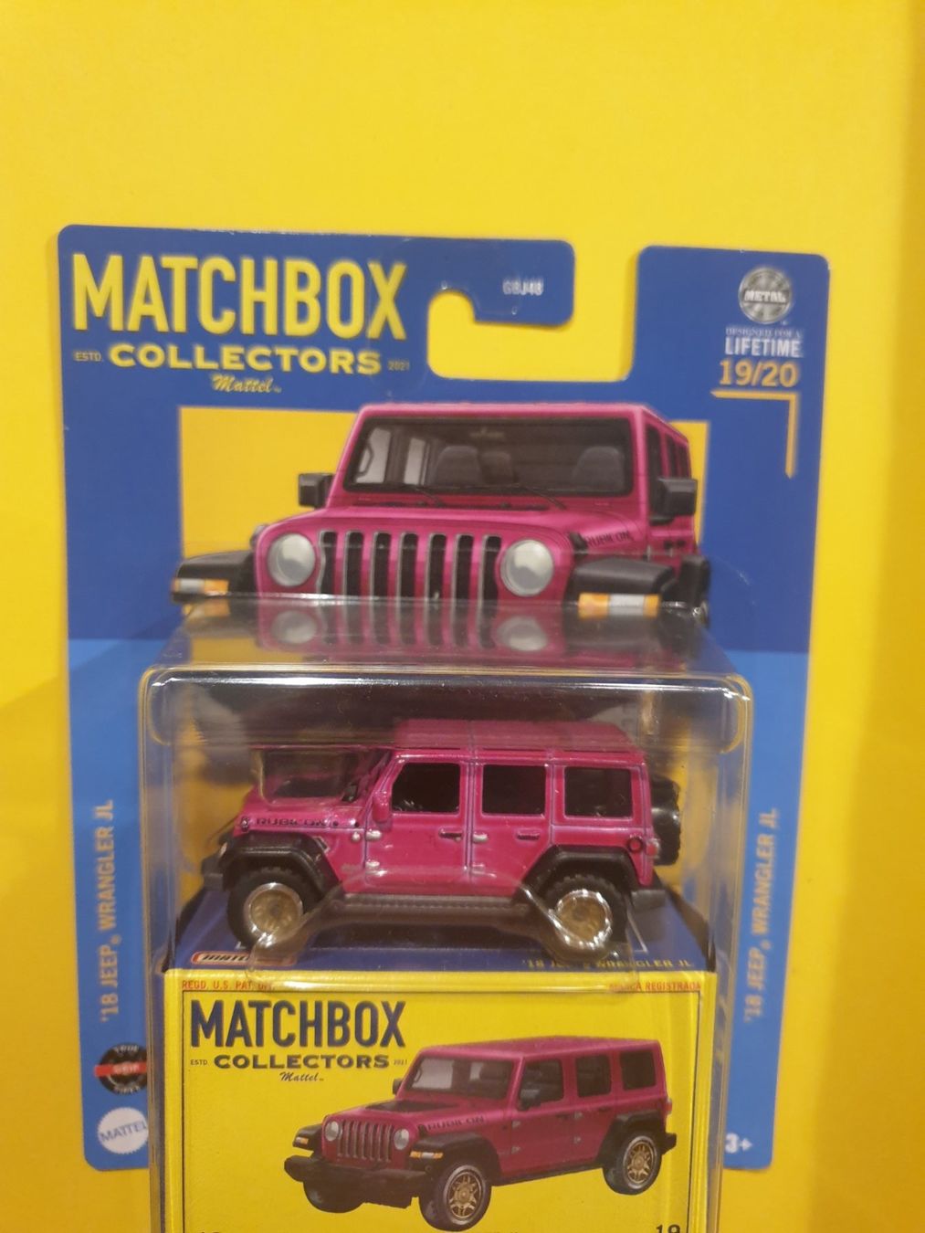 Matchbox Modellautos: Matchbox '18 JEEP WRANGLER JL – Neu und originalverpackt aus Oftringen von Rotor 2