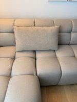 Neu Dekokissen Zierkissen Kissen Stoff beige ca 45 x 75 cm