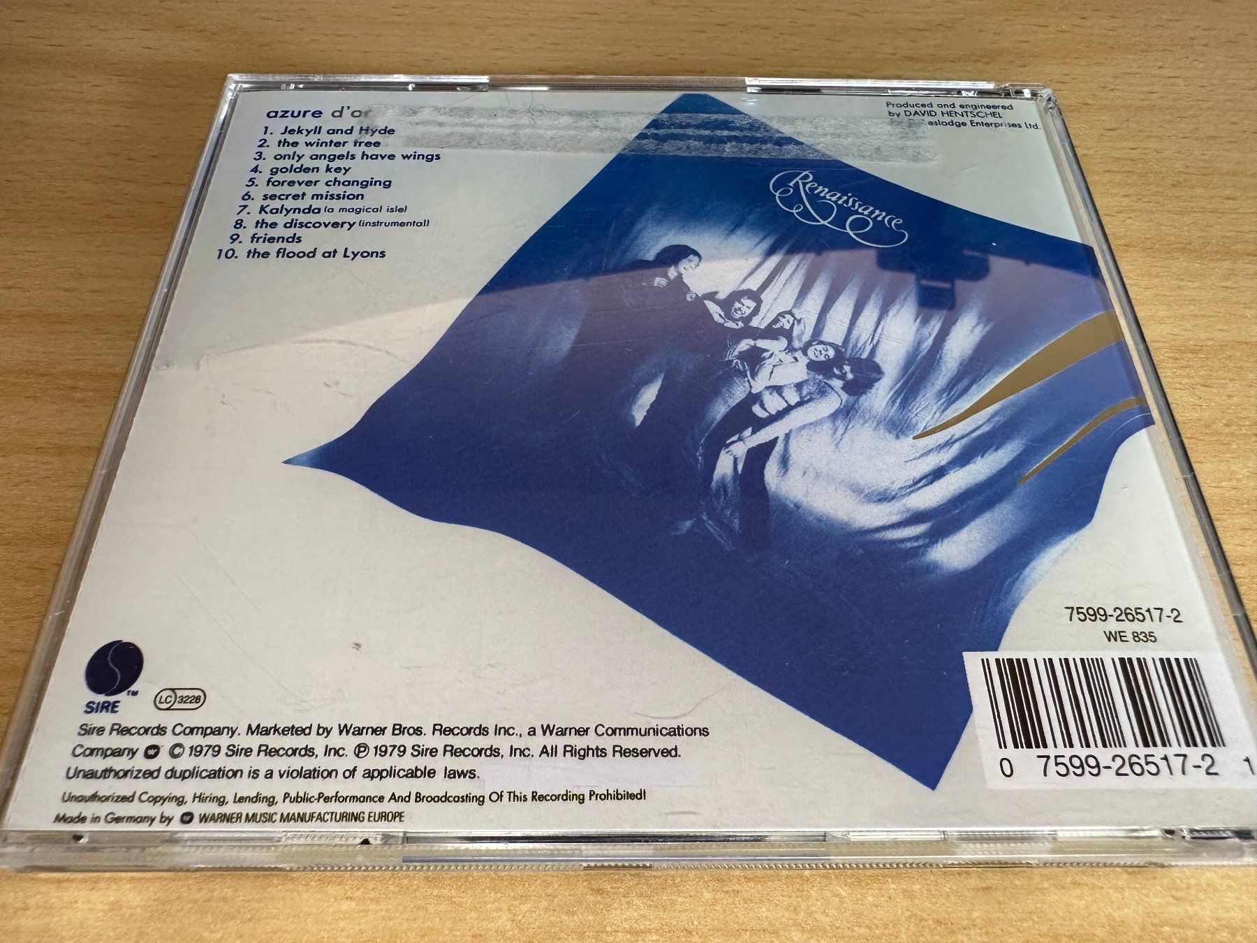 CDs: Renaissance – Azure D'or – Gebraucht aus Rikon im Tösstal von Alpenmutz 1